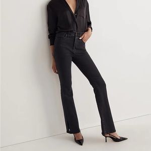 Madewell Skinny Flare Jeans in Bellhaven Wash: Slit-Hem Edition (EUC)